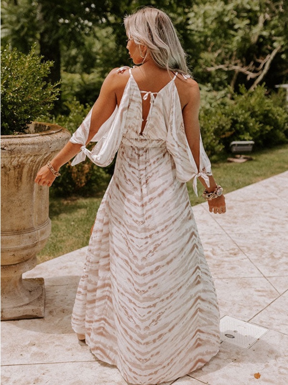 Bohemian Sunset Empire-Waist Gown - Picture 7 of 7